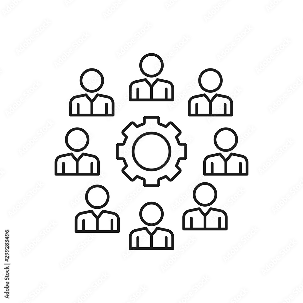 operations meeting - minimal line web icon. simple vector illustration. concept for infographic, website or app. operations meeting - minimal line web icon. simple vector illustration. concept for infographic, website or app.