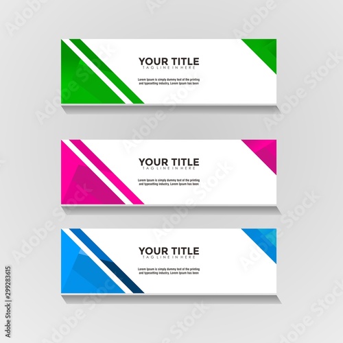 Set of Business webinar horizontal banner template design. Modern banner design background . Usable for banner, cover, and header. Free Download Set of Business webinar horizontal banner template design. Modern banner design background . Usable for banner, cover, and header. - GFXLoad
