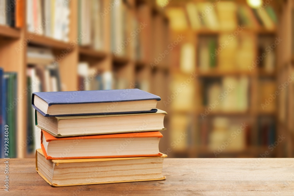 Stack of books, education and learning background Stack of books, education and learning background
