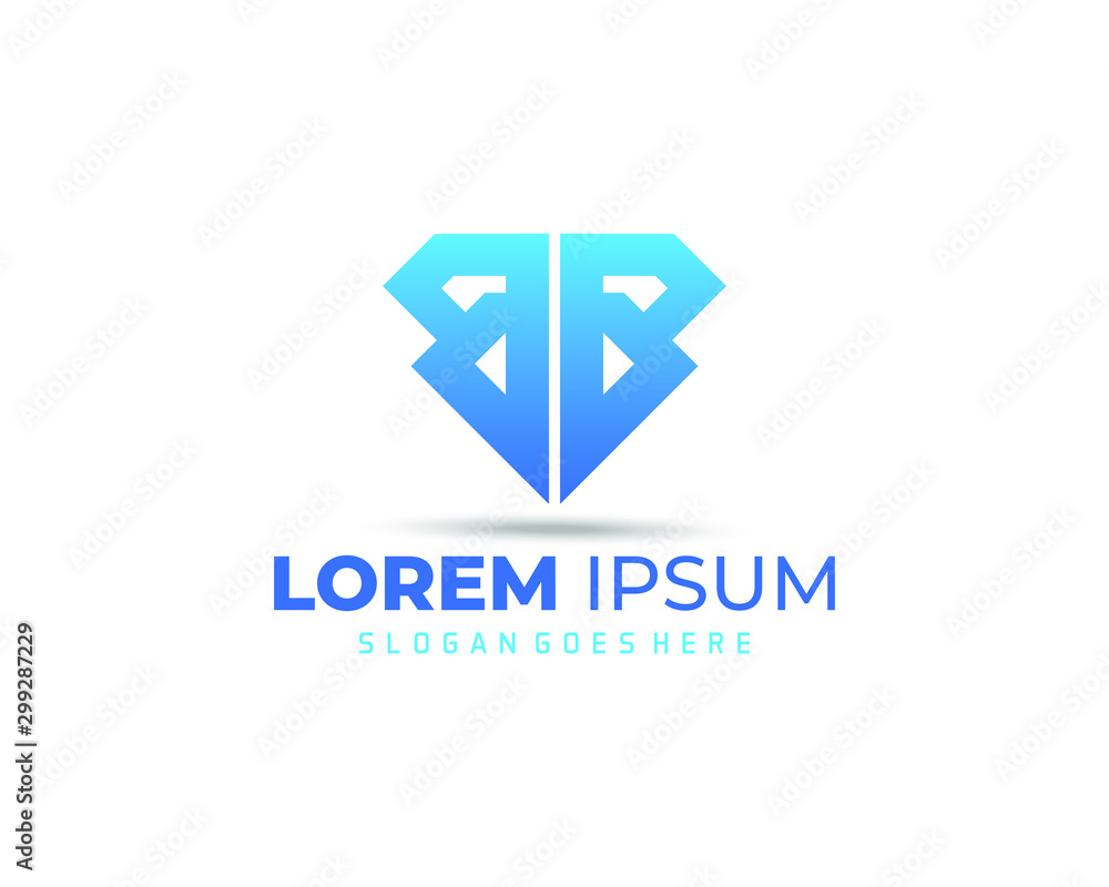 BB Logo. Letter design vector BB Logo. Letter design vector