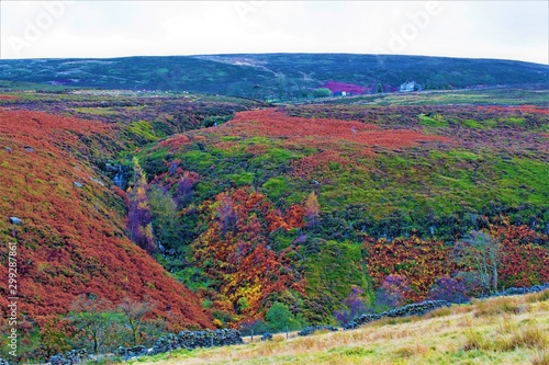 Fotografie All Hallows Eve in High Withens, by the Bronte Falls, Haworth, West Yorkshire