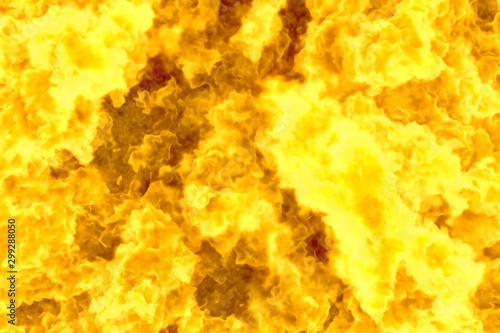 mystery fiery lava abstract background or texture - fire 3D illustration
