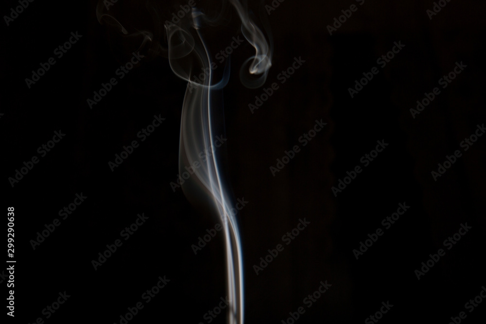 Abstract smoke isolated on black Abstract smoke isolated on black