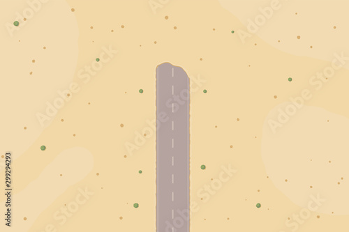 The end of the desert road