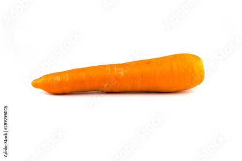 Carrot isolated on the white background .