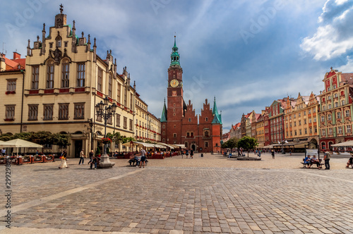 Market square of Wroclaw - Poland