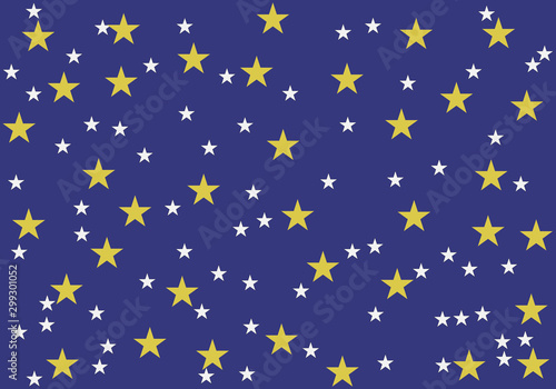 fondo transparente con estrellas amarillas en el cielo azul 2434046 Vector  en Vecteezy