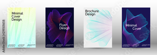 Cover design template set 
