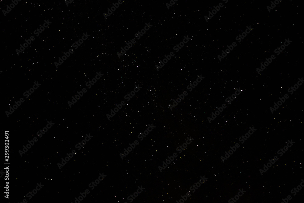 Astrophoto, night sky over Lipetsk in October, bright stars