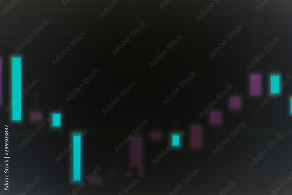 Economic graph diagrams stock market, for business and financial concepts.Dark background. Economic graph diagrams stock market, for business and financial concepts.Dark background.