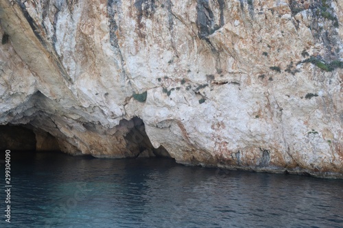 Rocky coastline in Greece