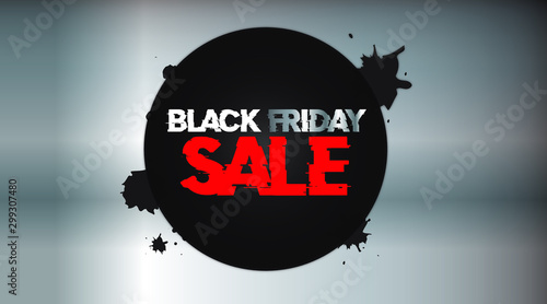 Black Friday Sale Banner, for shopping, sale promotion and advertising. Vector file easy editable