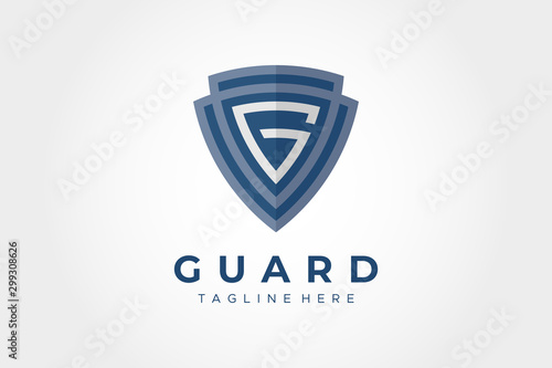 Free Download Letter G Shield Security Logo Protection Symbol Vector Logo Design - GFXLoad
