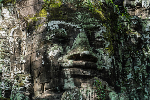 sculptures in the South Gate of Angkor Thom © chatchai