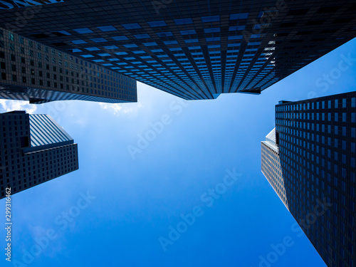 Skyscrapers Building and Blue Sky