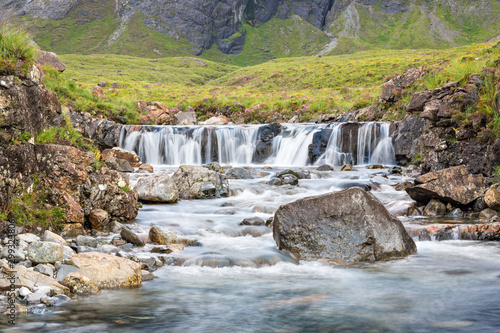 Fairy Pools waterfall on Isle of Skye, Scotland