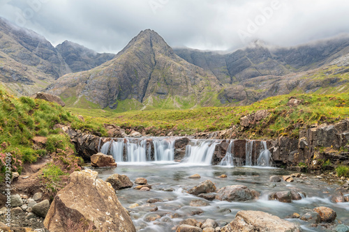 Fairy Pools waterfall on Isle of Skye, Scotland