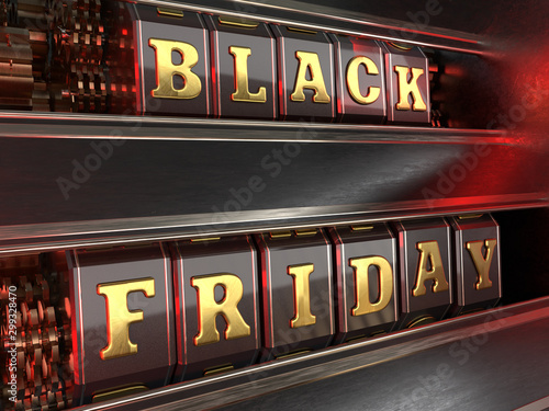 Black friday in the style slot machines