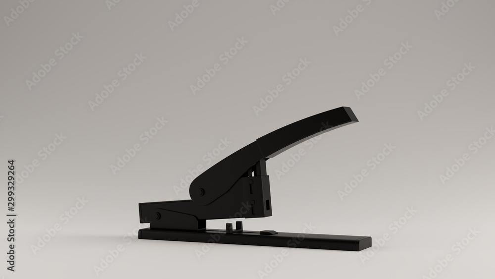 Black Office Stapler 3d illustration 3d render Black Office Stapler 3d illustration 3d render
