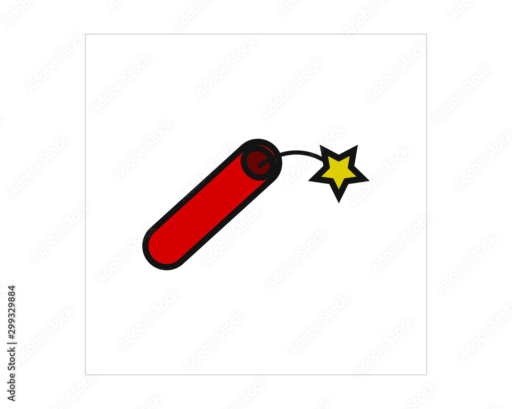 firecracker icon widely used in chinese new year celebration firecracker icon widely used in chinese new year celebration