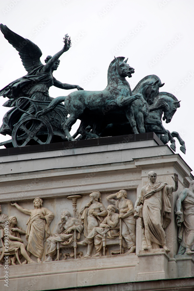 Classic architecture in the city of Vienna Classic architecture in the city of Vienna