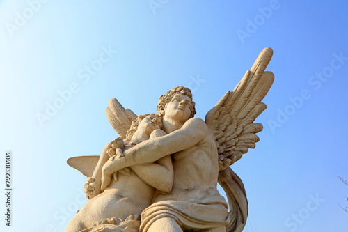 Cupid and Psyche Sculpture photo