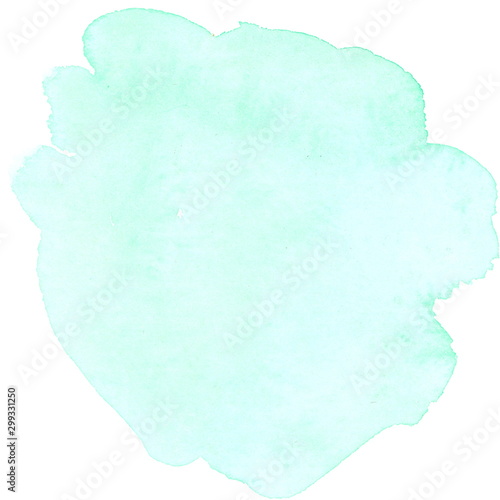 Watercolor hand painted blob texture