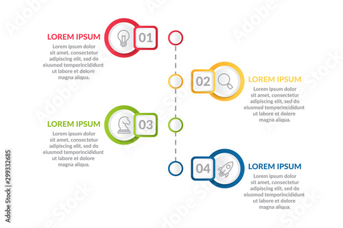 step infographic or process infographic template design . business infographic concept for presentations, banner, workflow layout, process diagram, flow chart and how it work