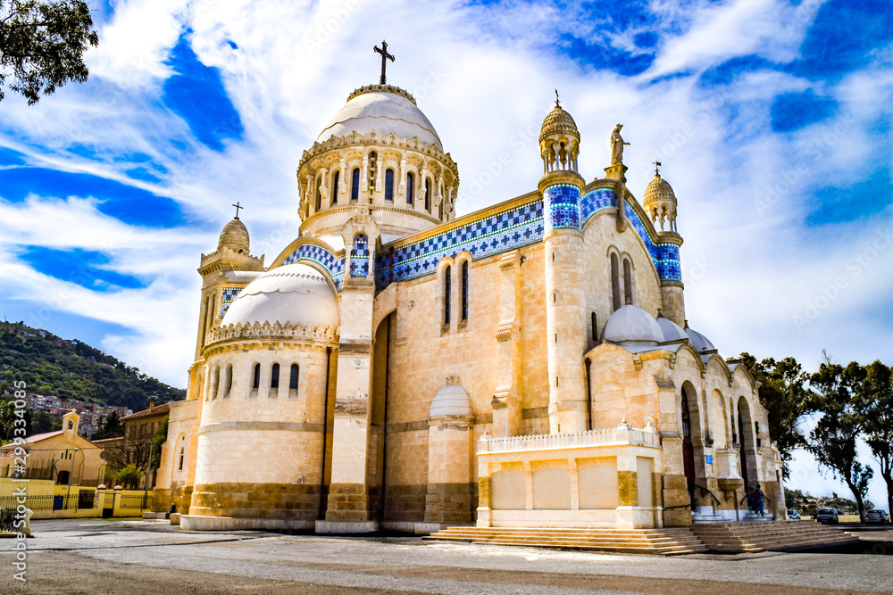 Famous Catholic Church [Notre Dame d'Afrique] - Algiers, Algeria 