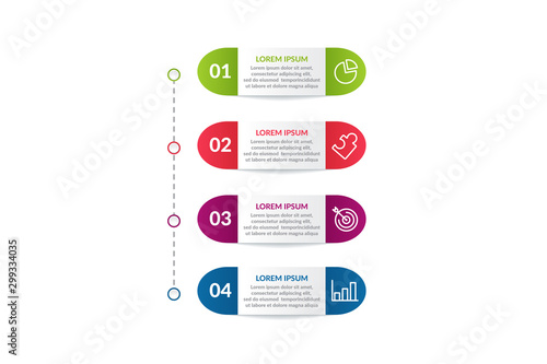step infographic or process infographic template design . business infographic concept for presentations, banner, workflow layout, process diagram, flow chart and how it work