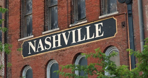 Nashville Tennessee USA city sign photo