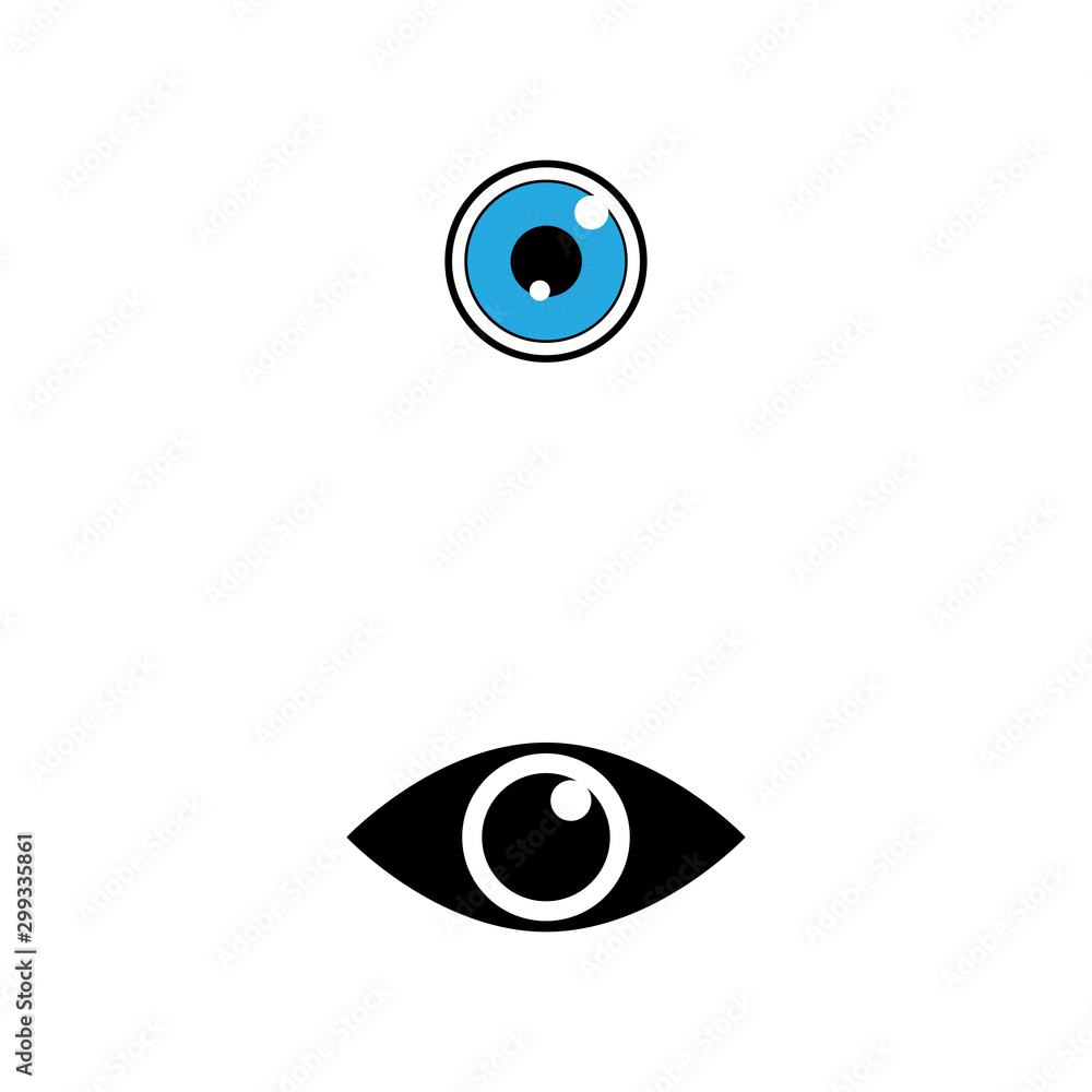 Eye Care vector logo design