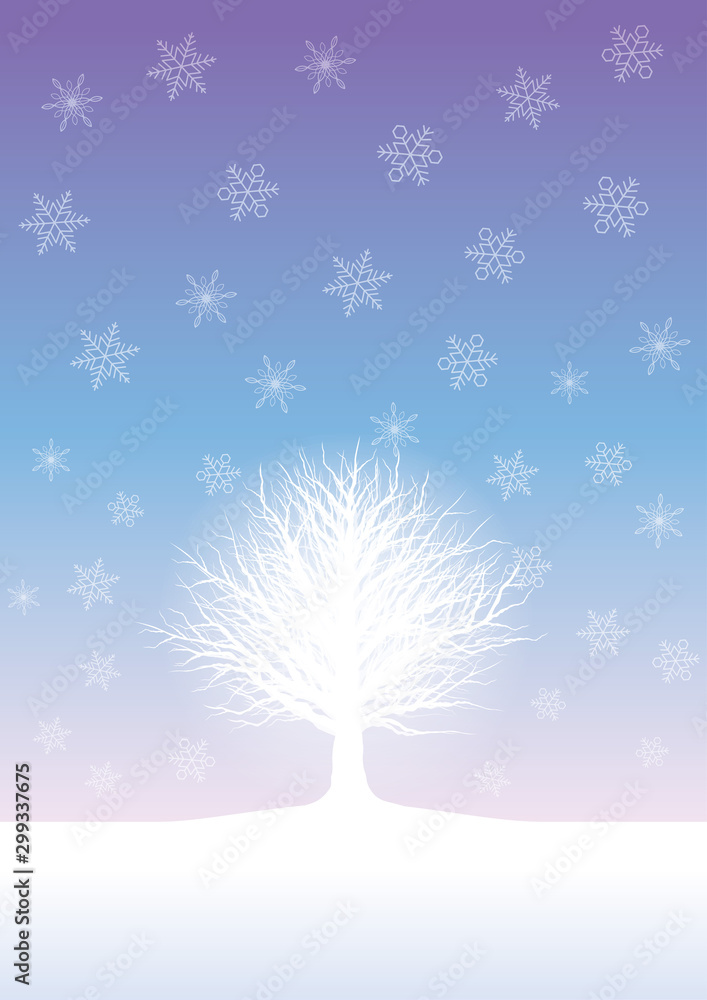 シームレスな雪原のイラスト Stock Vector Adobe Stock