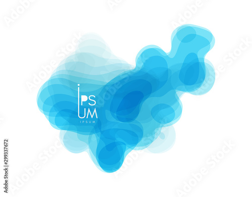 Splashes of paint. Abstract background. Template for poster, flyer, banner or book cover. 3d vector illustration with dynamic effect.