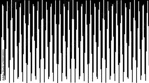 Array Line of Lowres Bars Looping Endlessly