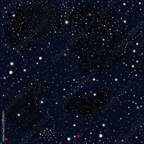 Seamless Pattern with stars