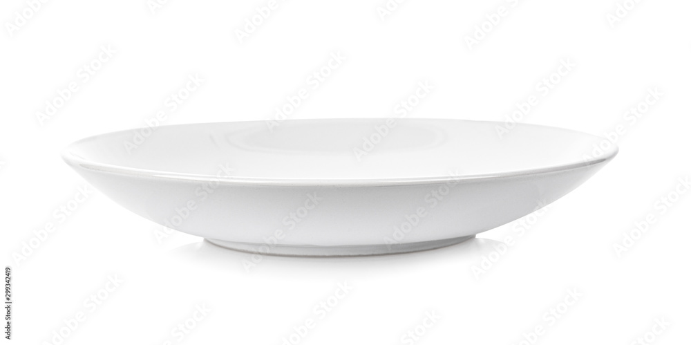 white plate isolated on white background white plate isolated on white background