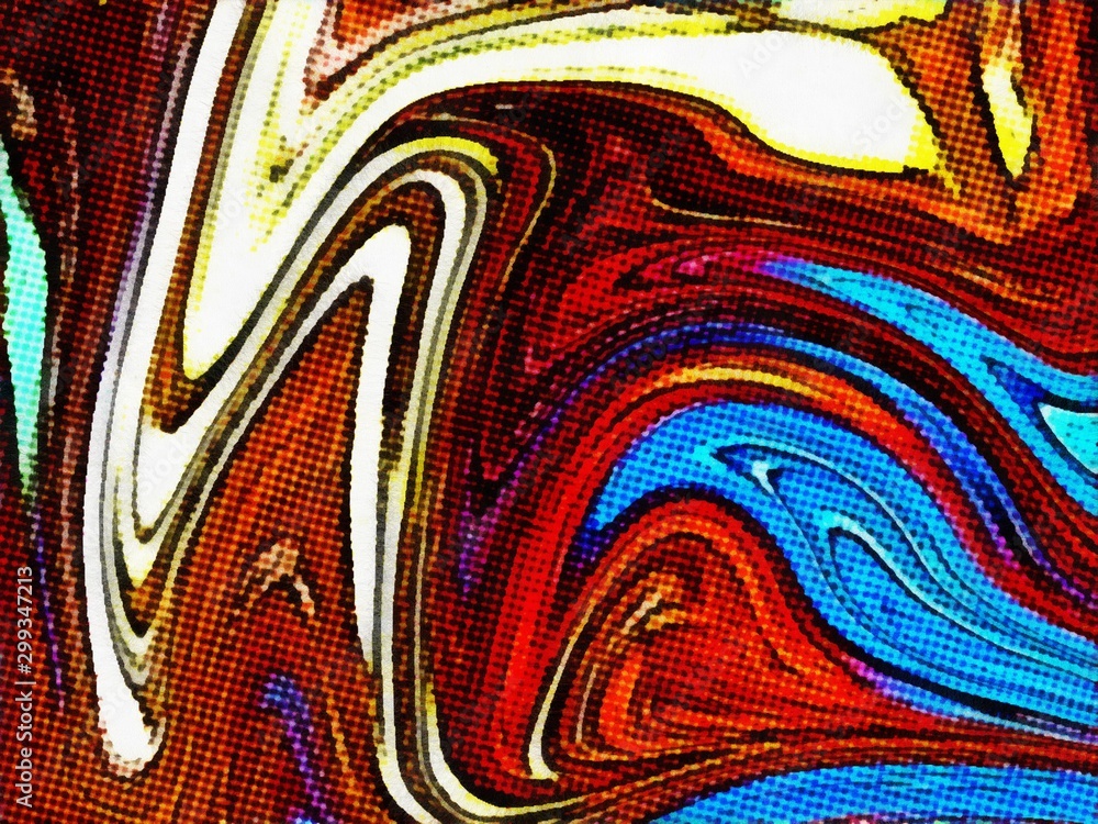 Abstract pop dots psychedelic waves background. Deep colors fantasy texture. Abstract pop dots psychedelic waves background. Deep colors fantasy texture.