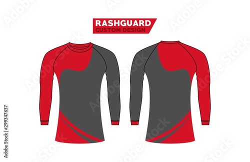 Rashguards modern style custom design template