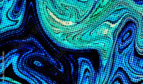 Abstract pop dots psychedelic waves background. Deep colors fantasy texture.