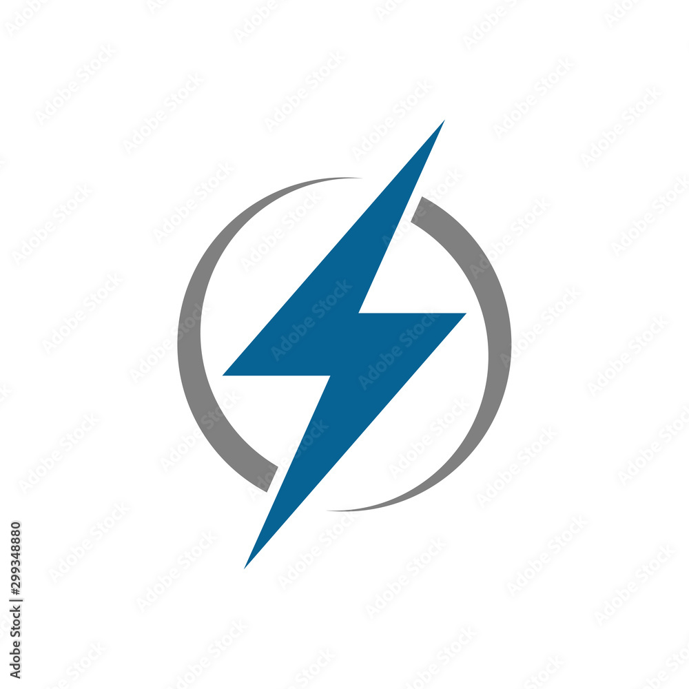 Electric flash lightning modern simple logo for technology Electric flash lightning modern simple logo for technology