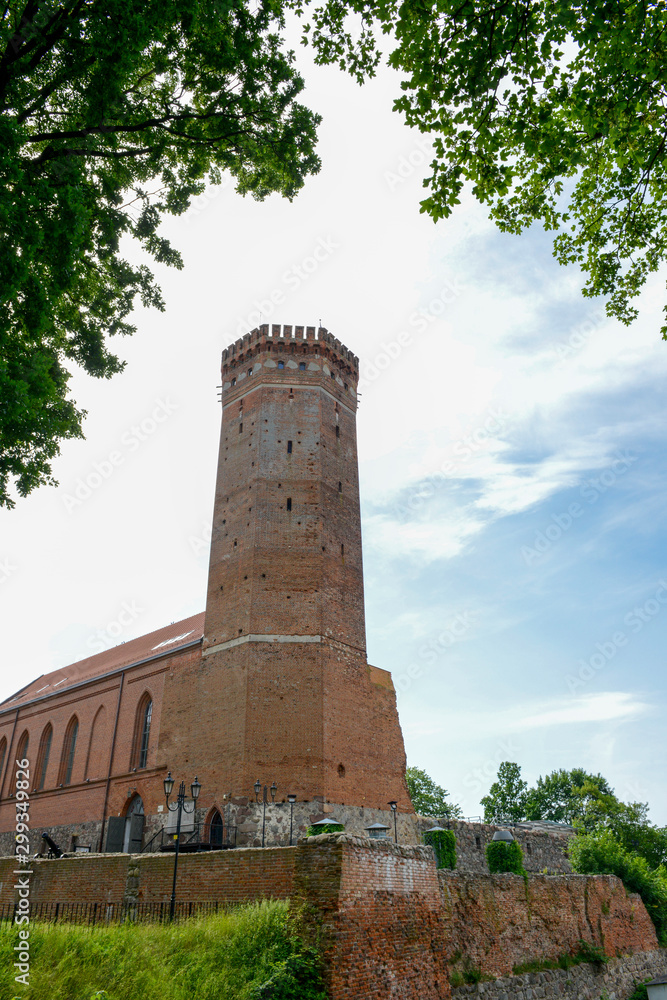 Castle in Człuchów