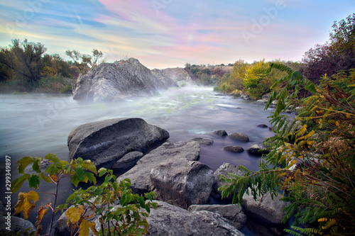 Ukraine. Megya. Thresholds on the Southern Bug River photo