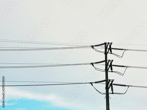 line cable pole electric unban street  photo