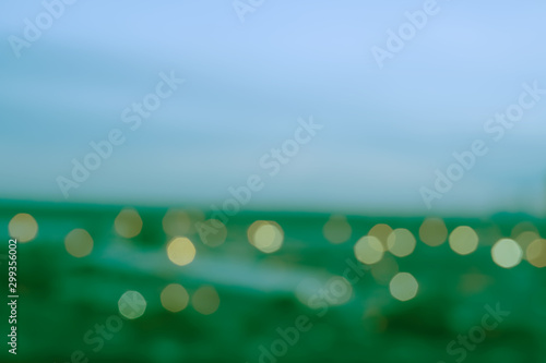 Blur bokeh background in the city