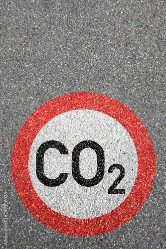 CO2 emissions emission Carbon dioxide air pollution reduction copyspace copy space zone © Markus Mainka