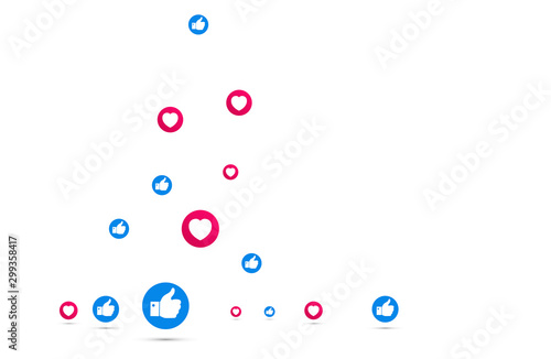 pioggia, icone, consensi, like, social network	