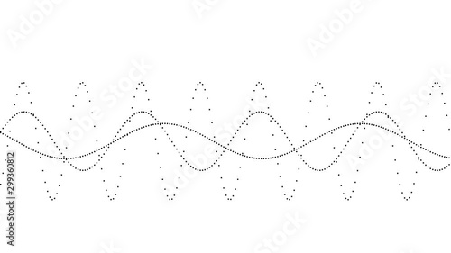 Multiple Three Overlapping Complementary Sinusoidal Wave Mask photo