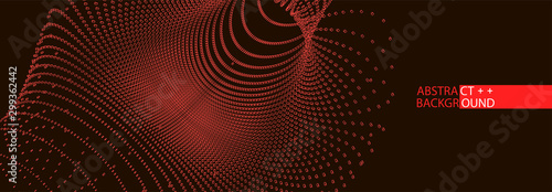 Perspective grid background. Technology(science) style. Vector Illustration.
