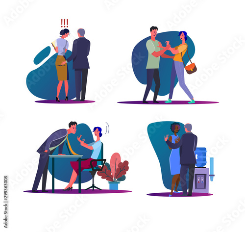 Harassment and abuse set